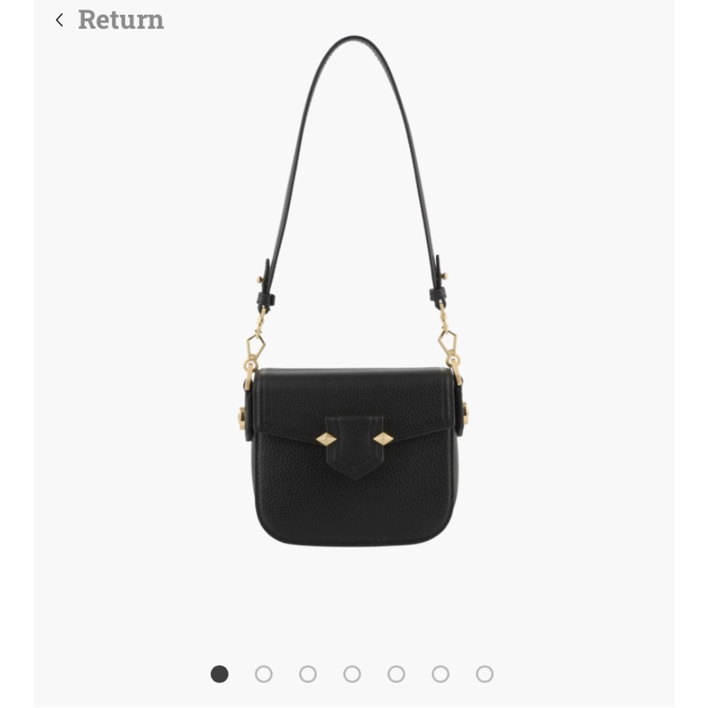 Pourchet Paris Sevres black flap bag small - Picture 3 of 17